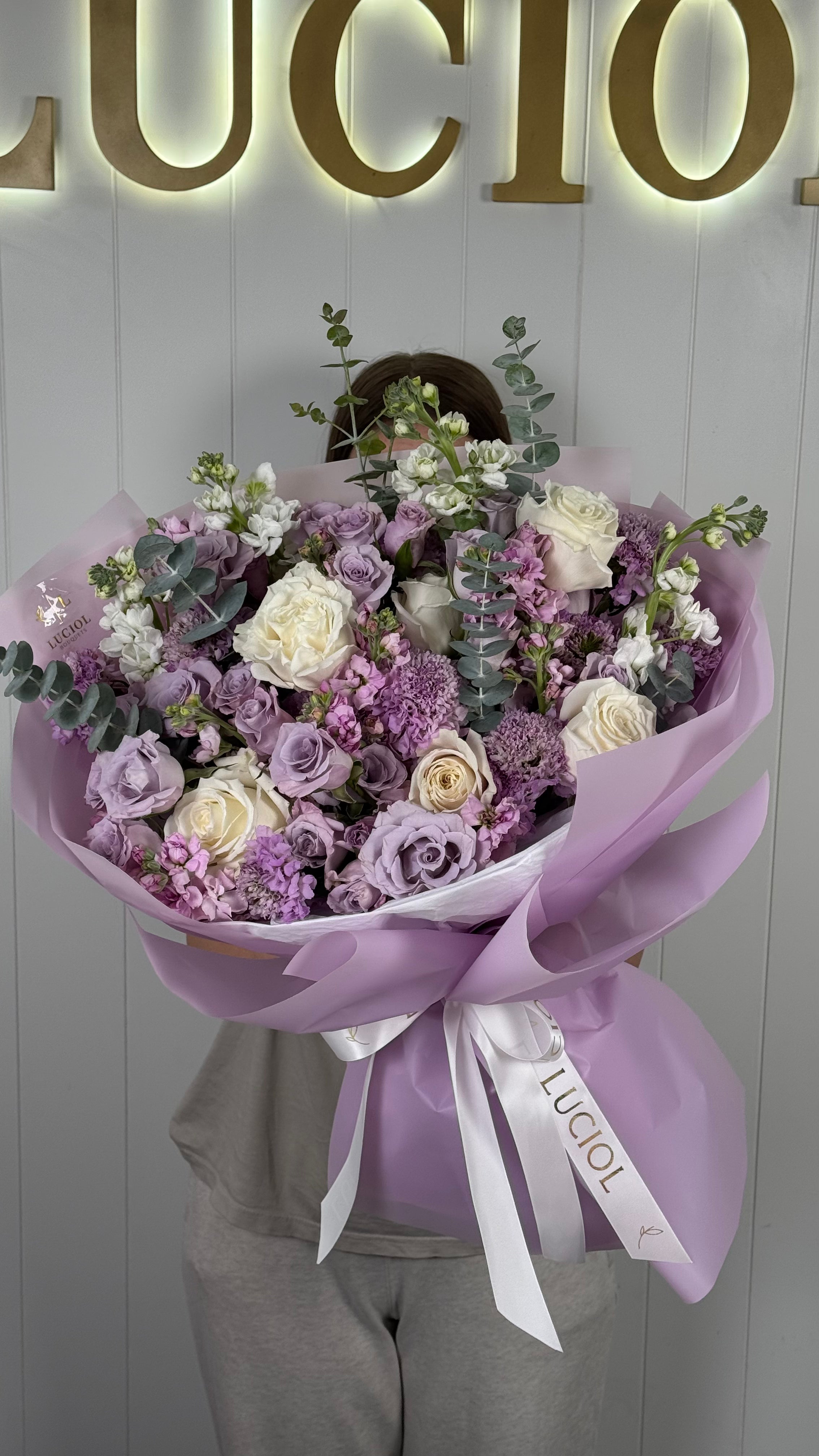 Spring Rain – Elegant Lilac Flower Bouquet Delivery in Seattle