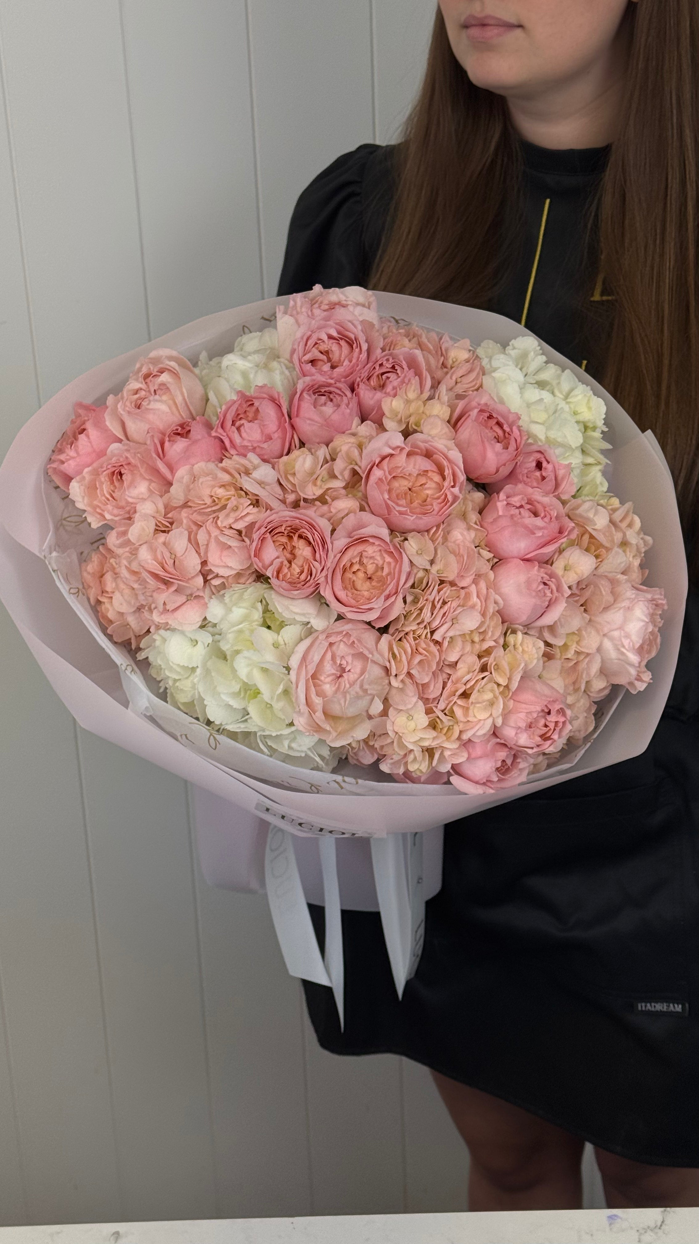 Melody of Feelings pink bouquet โ Luciol Bouquets Seattle Bellevue Kent flower delivery