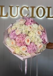 Aroma of Summer pastel bouquet – Luciol Bouquets Seattle Bellevue Kent flower delivery
