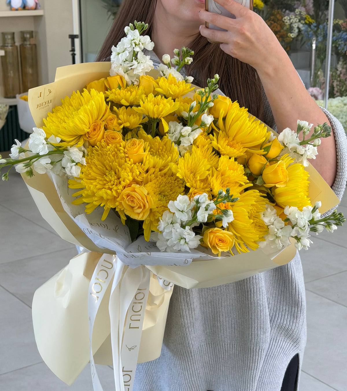“Golden Sunshine”mix bouquet
