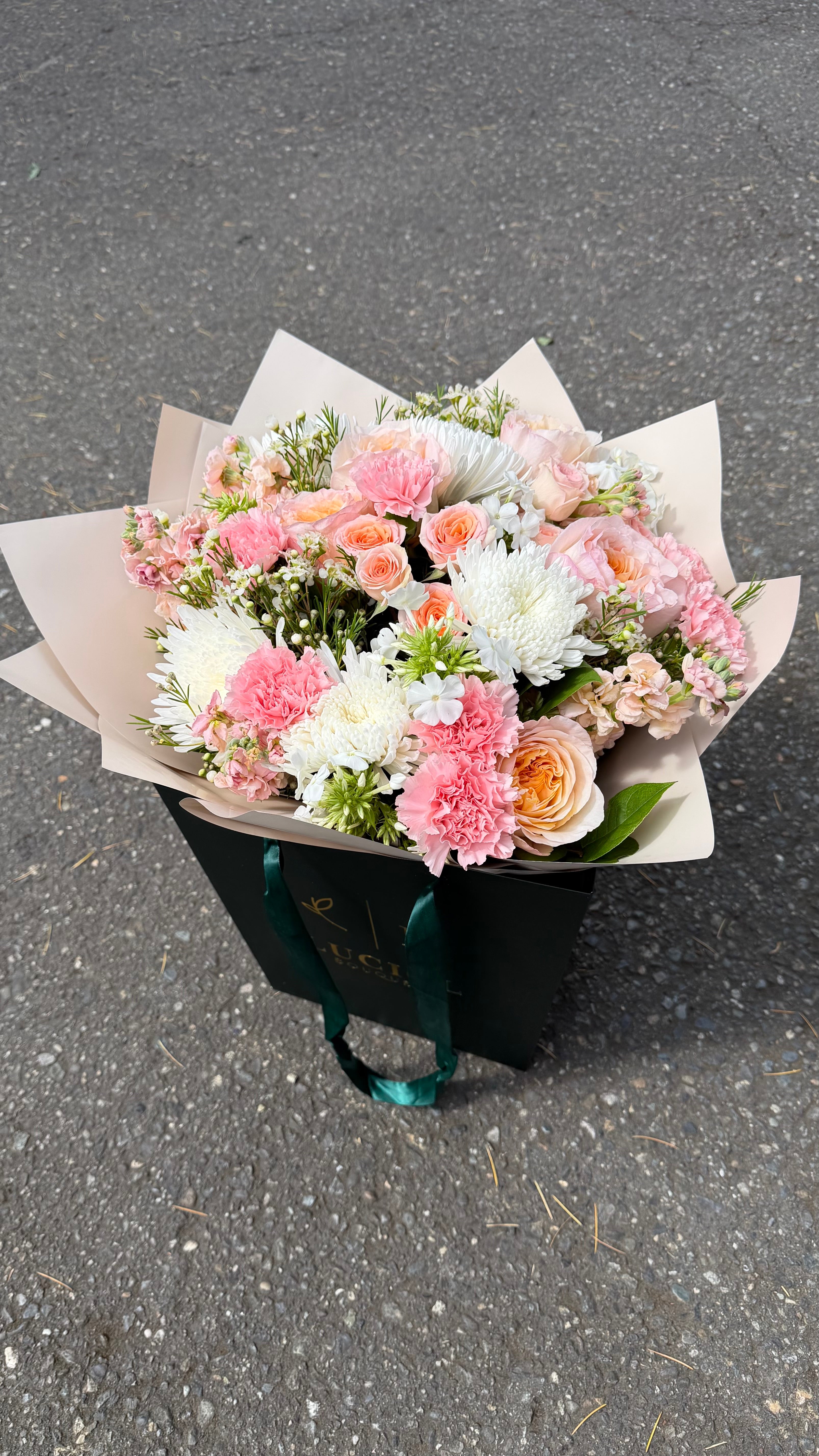 “Peach Blossom” mix bouquet