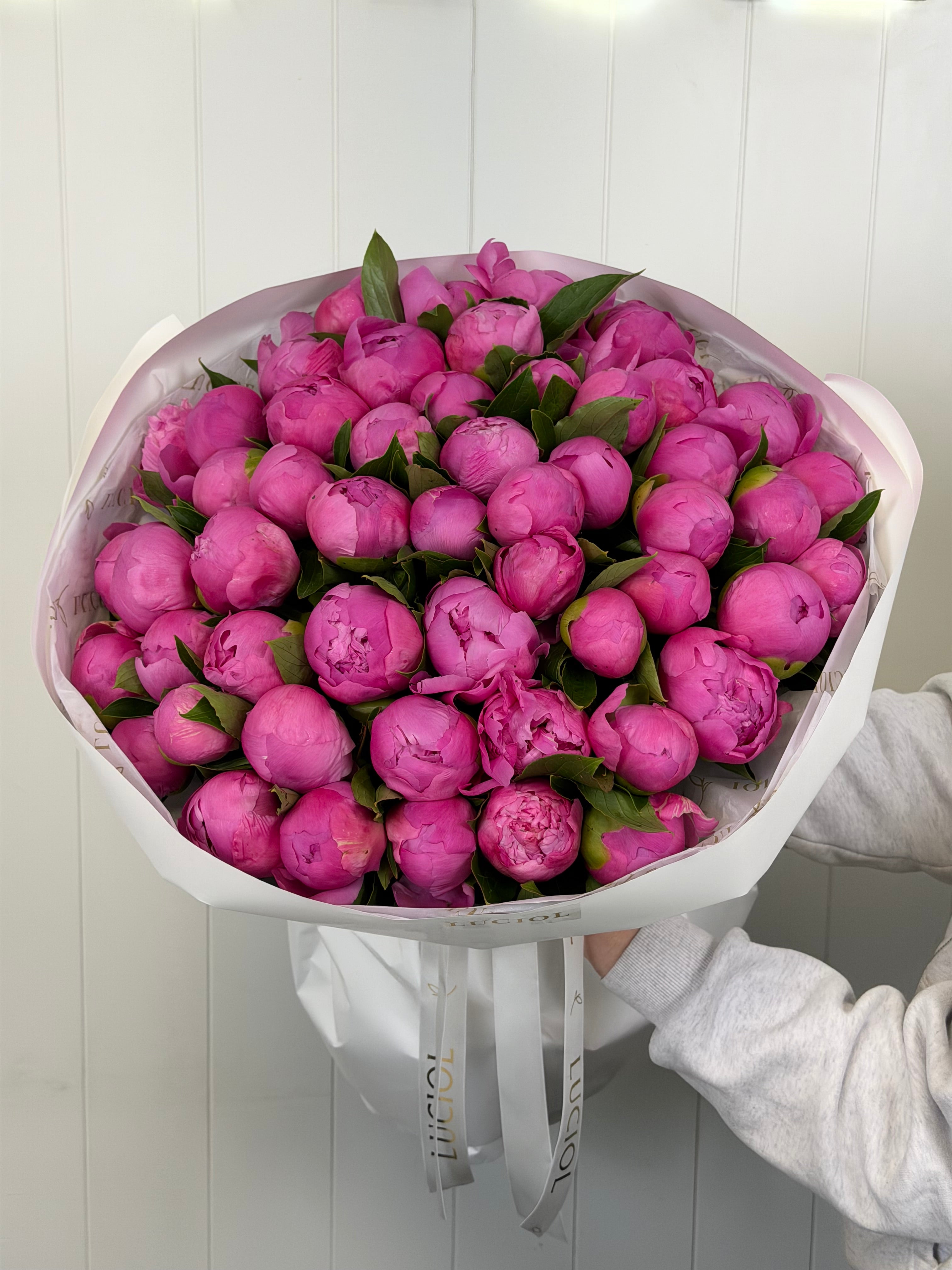 Pink peonies
