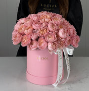 Tender Mood pink roses box – Luciol Bouquets Auburn Tukwila Bellevue